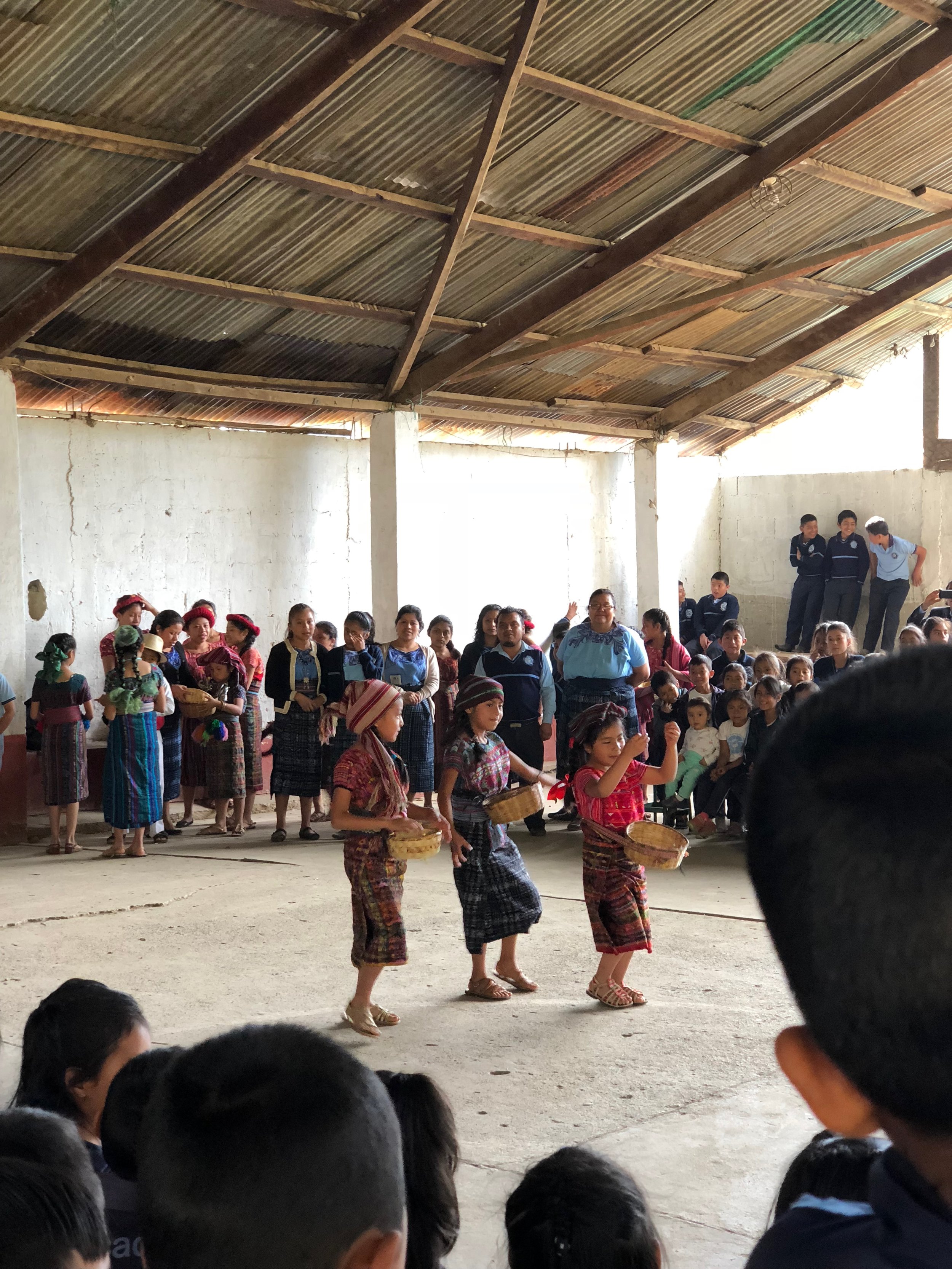 The first day we arrived in Cotzal we met the kids at the school. They welcomed us with sweet dance and presentation to show us how coffee is farmed. At the end they thanked us for coming by giving us all a bag of coffee to take home!