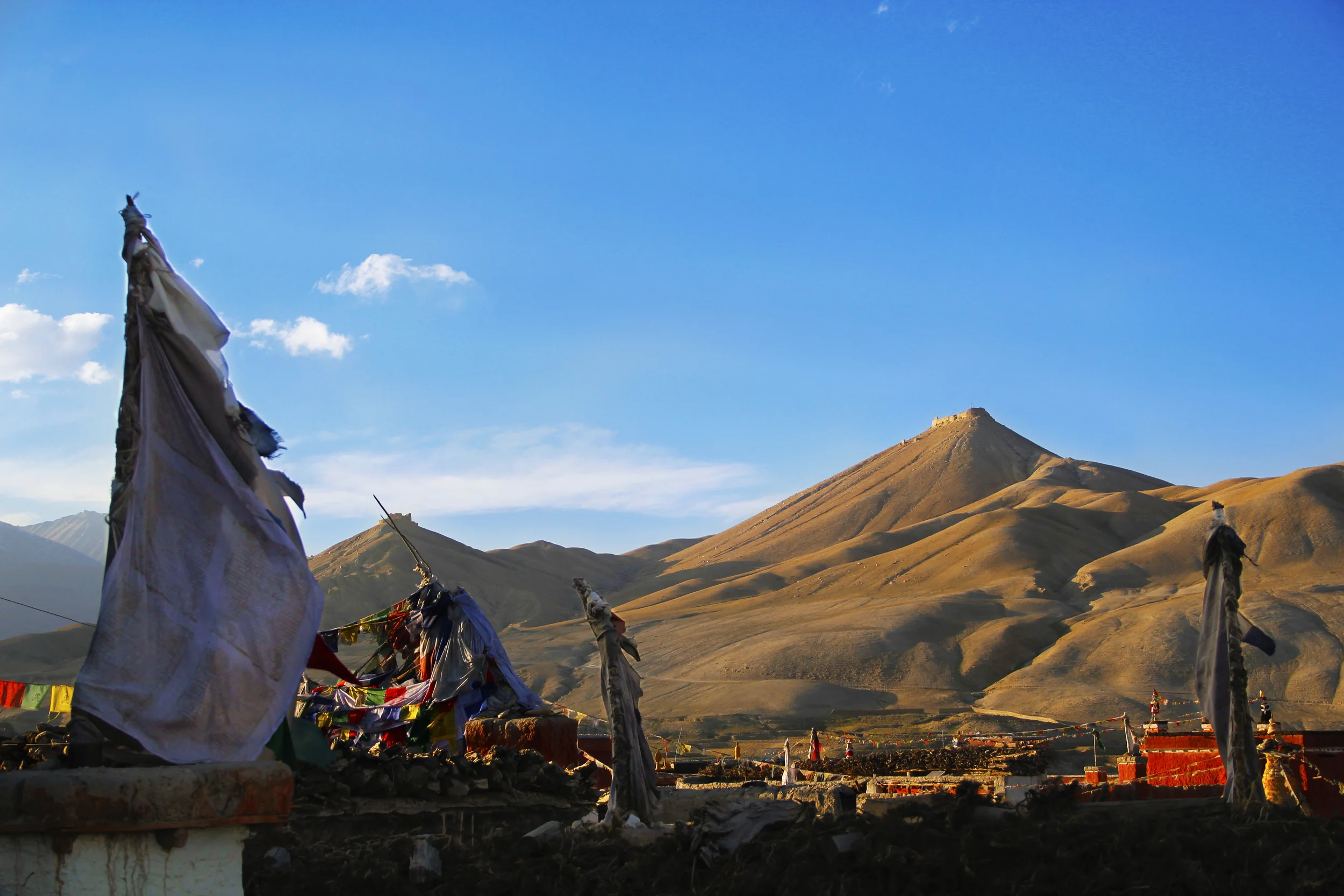 Nepal.Mustang.LoManthang.PrayerFlagsRuins.jpg