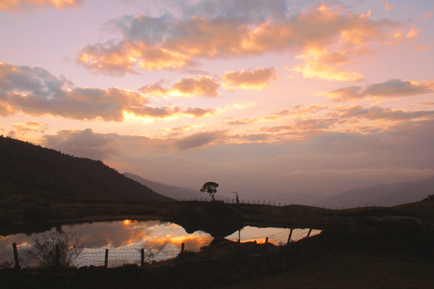 Nepal.EastNepal.GuphaPokhari.Sunset.Reflection.Clouds1.jpg