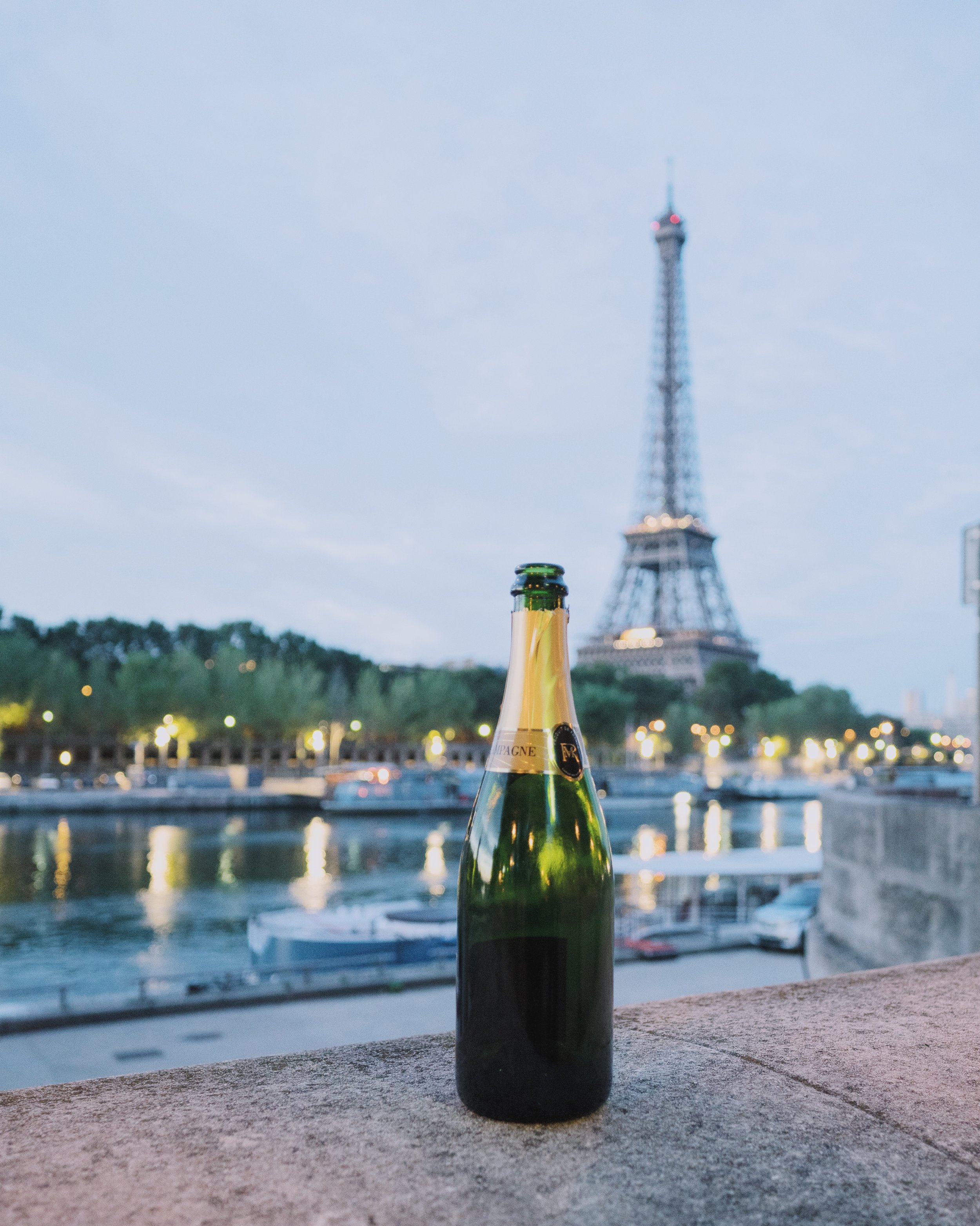 You can drink champagne anywhere, and you should.