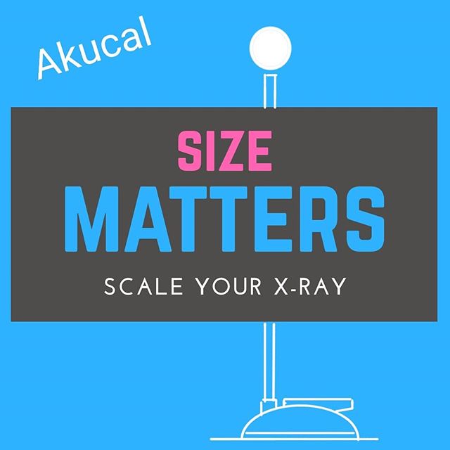 Does size matter when it comes to magnification of an x-ray? How important is it to know the true size of the anatomy? We asked 1000's of ortho surgeons that same question over the past decade and here's what all of them said. YES. 
#xraygraffiti #ha