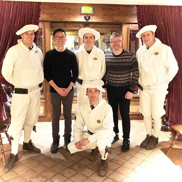 Upon pulling up to @airellescourchevel These smiling gentlemen dressed in white made made me swoon as they reached out their hand to help me off the car. All jokes aside, this team is amazing and they go well above and beyond to make everyone who wal