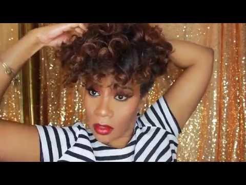 Holiday Natural Hair Pin up