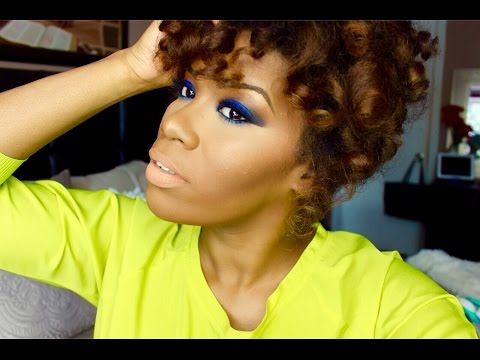 Blue Smokey Eye Fall Makeup Tutorial