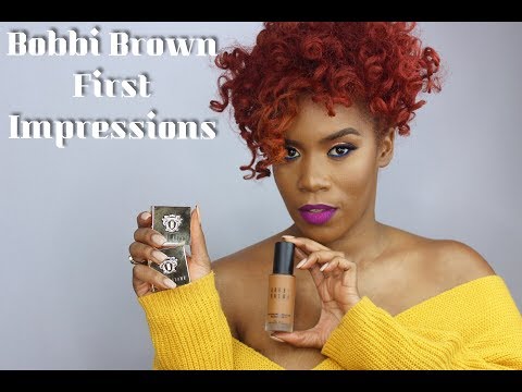 Bobbi Brown Skin Long-Wear Weightless Foundation First Impressions || InnerBeautyOut