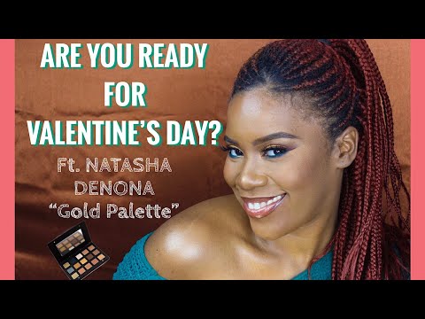 NATASHA DENONA GOLD PALETTE VALENTINE'S DAY MAKEUP TUTORIAL || INNERBEAUTYOUT