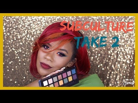 I TRIED THE SUBCULTURE PALETTE AGAIN!|| SWATCHES & DEMO || INNERBEAUTYOUT
