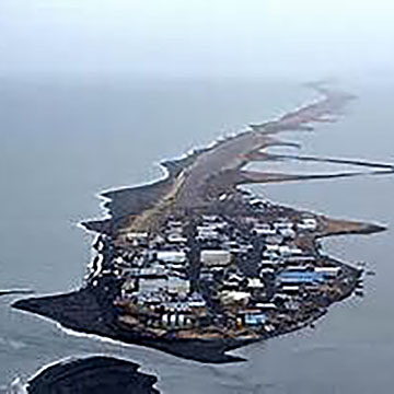 KIVALINA NATIVE VILLAGE, ALASKA.