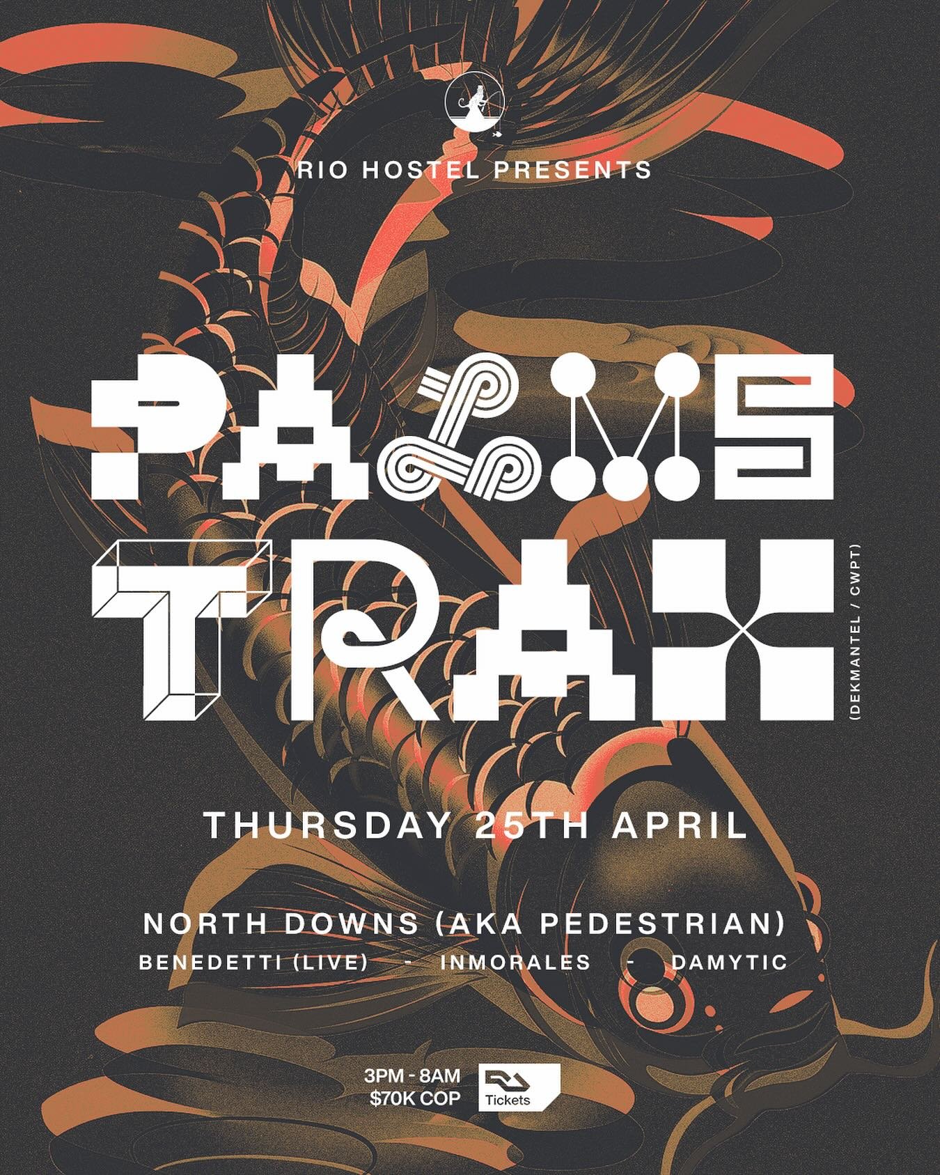 Following on from last nights sonic journey with Dj Dustin, Session 4000 and more, we thought we would tell you about another all-nighter at your favourite riverside retreat coming up very soon.&nbsp;

Palms Trax, for most, needs no introduction. Fro