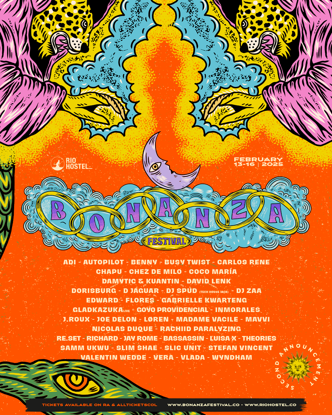 BONANZA FESTIVAL 2025 - SECOND ANNOUNCEMENT