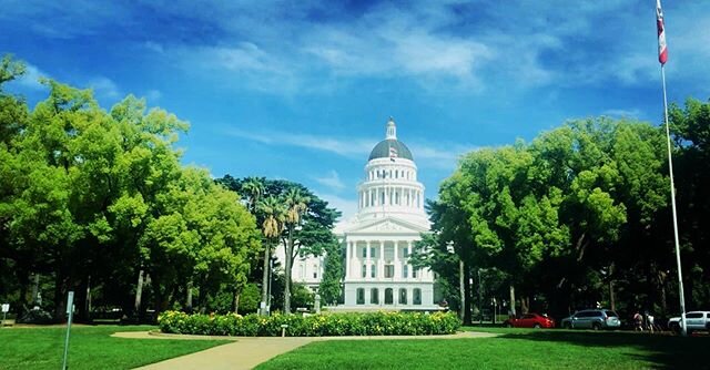 Took a picture of the California State Capitol Museum this am.