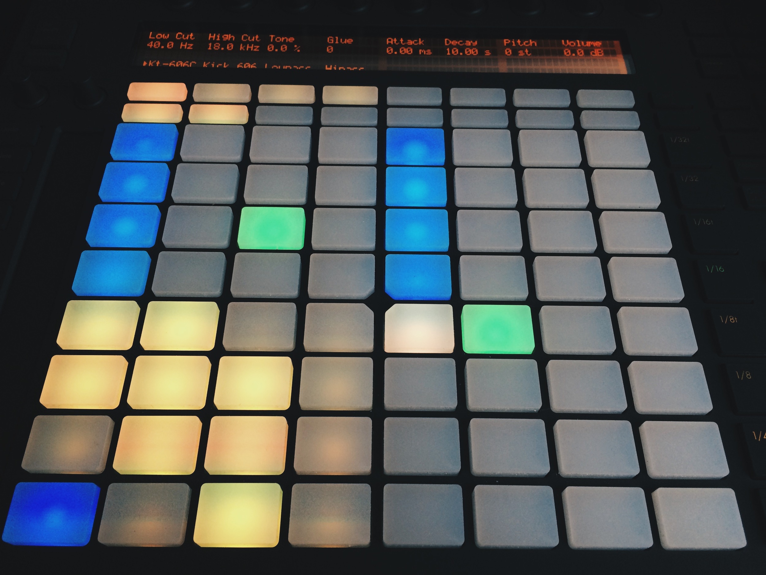 Secuenciando un Drum Rack con Ableton Push