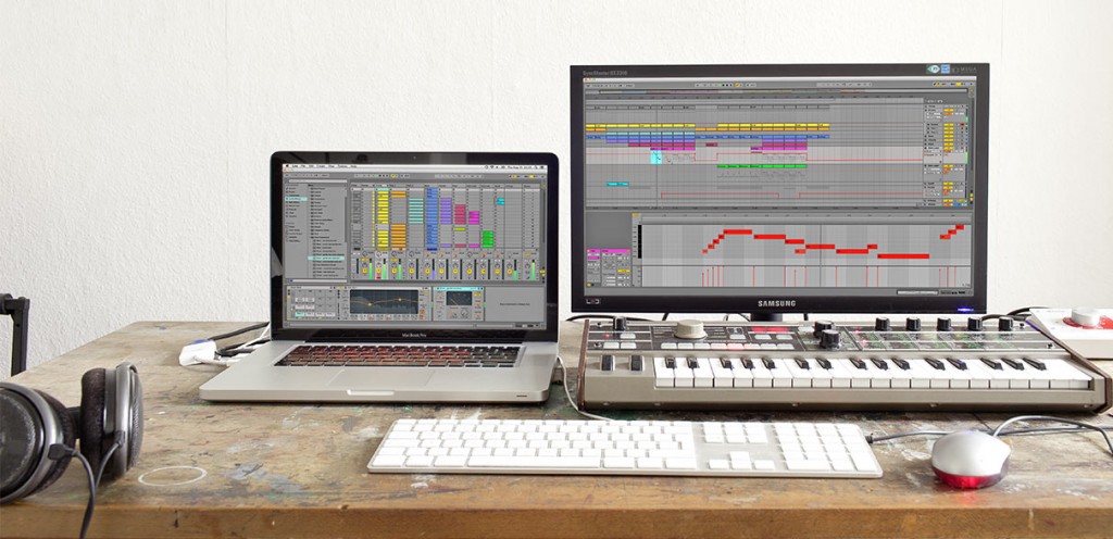 DAW (Digital Audio Workstation). Ableton Live.