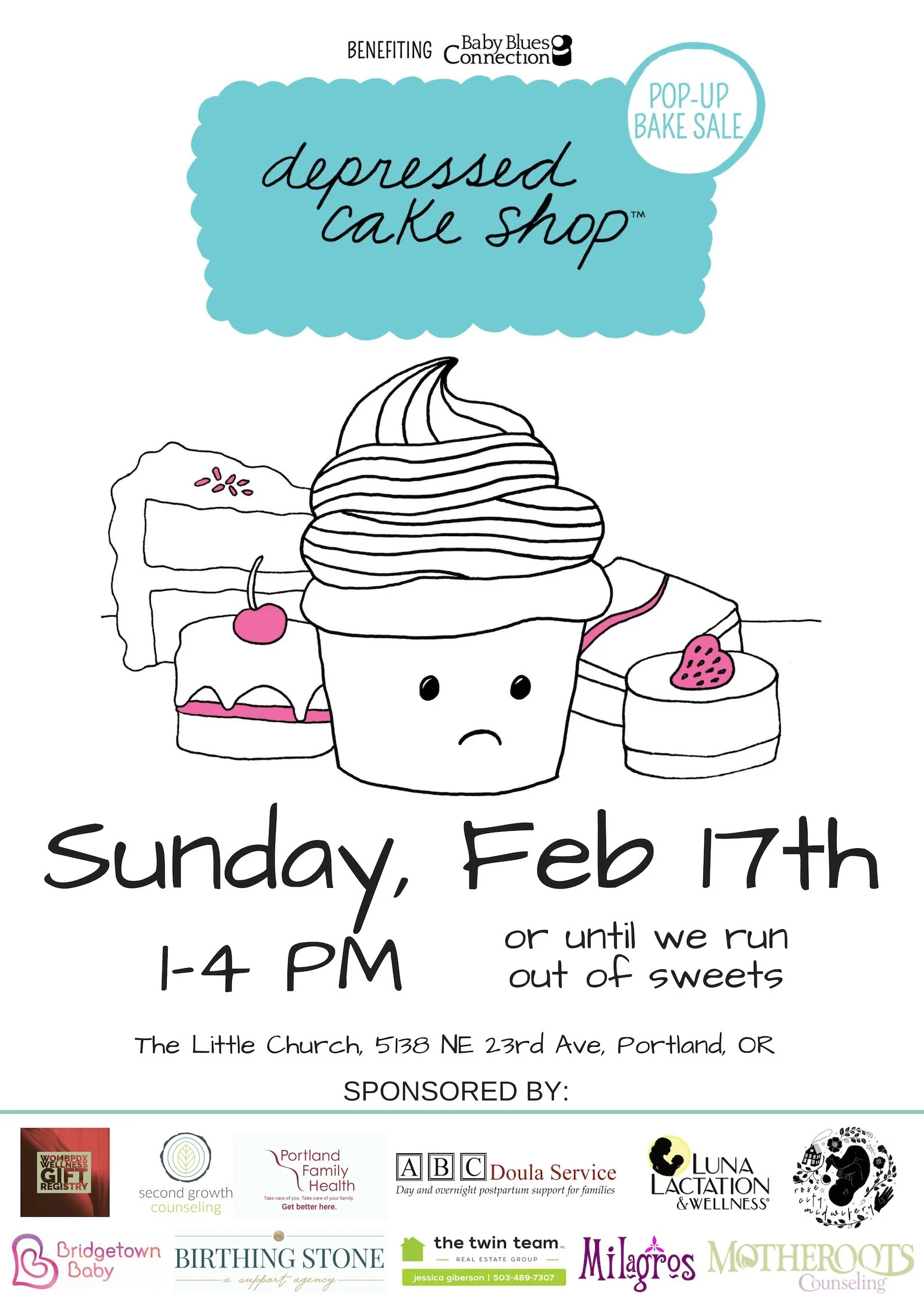 Baby Blues Connection hosts another awesome Depressed Cake Shop pop up!!