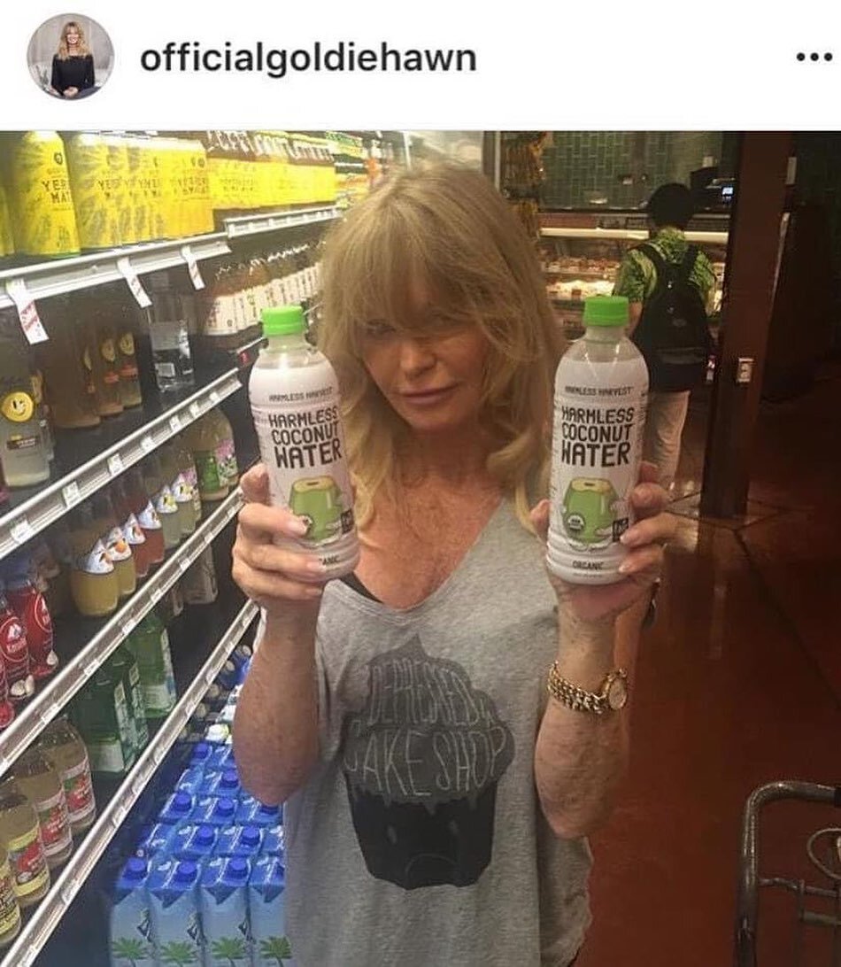 Happy birthday @goldiehawn. You are an inspiration to us every day, and we love that you love our #depressedcakeshop tshirt as much as we love you!!!