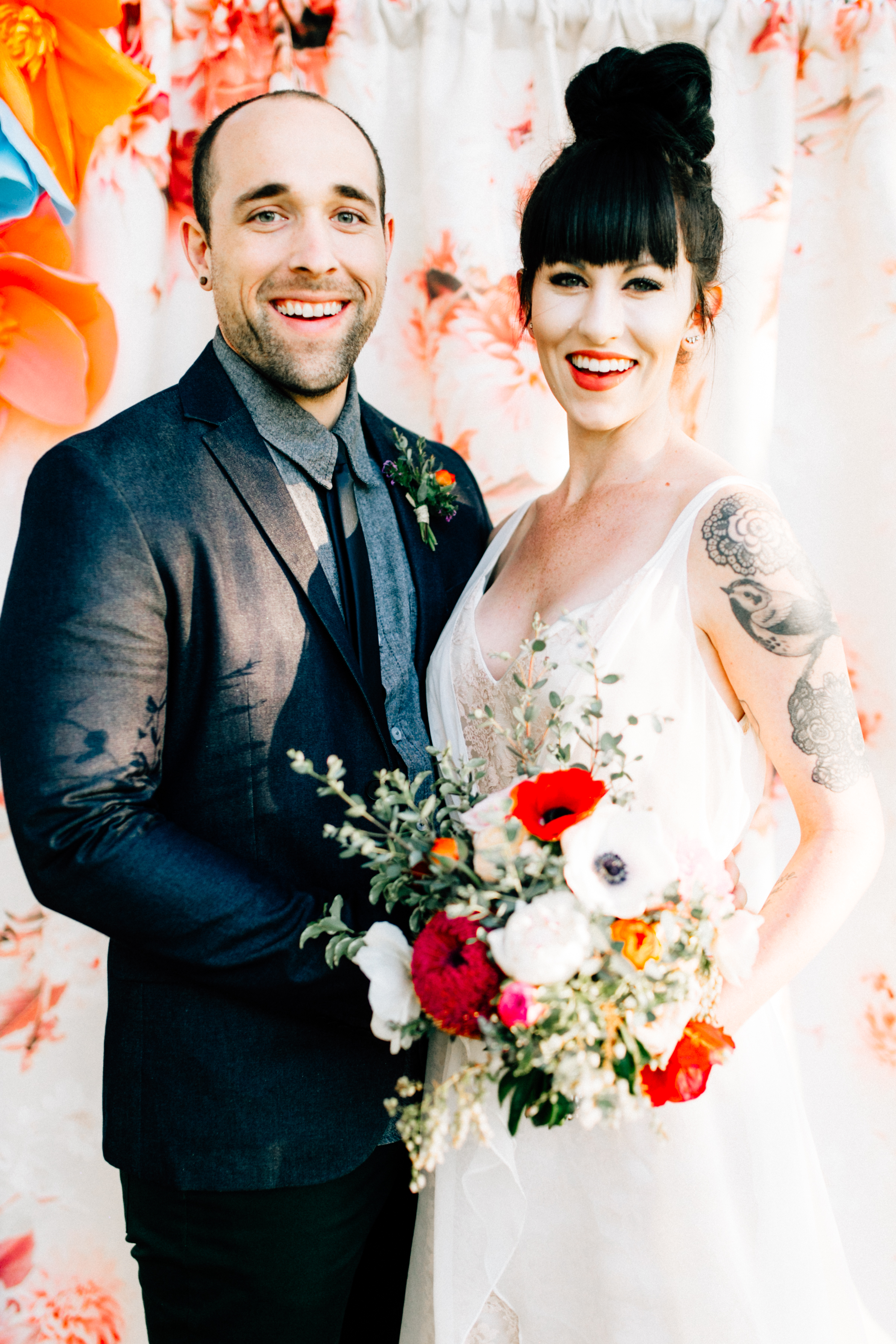 austin wedding floral backdrop rental
