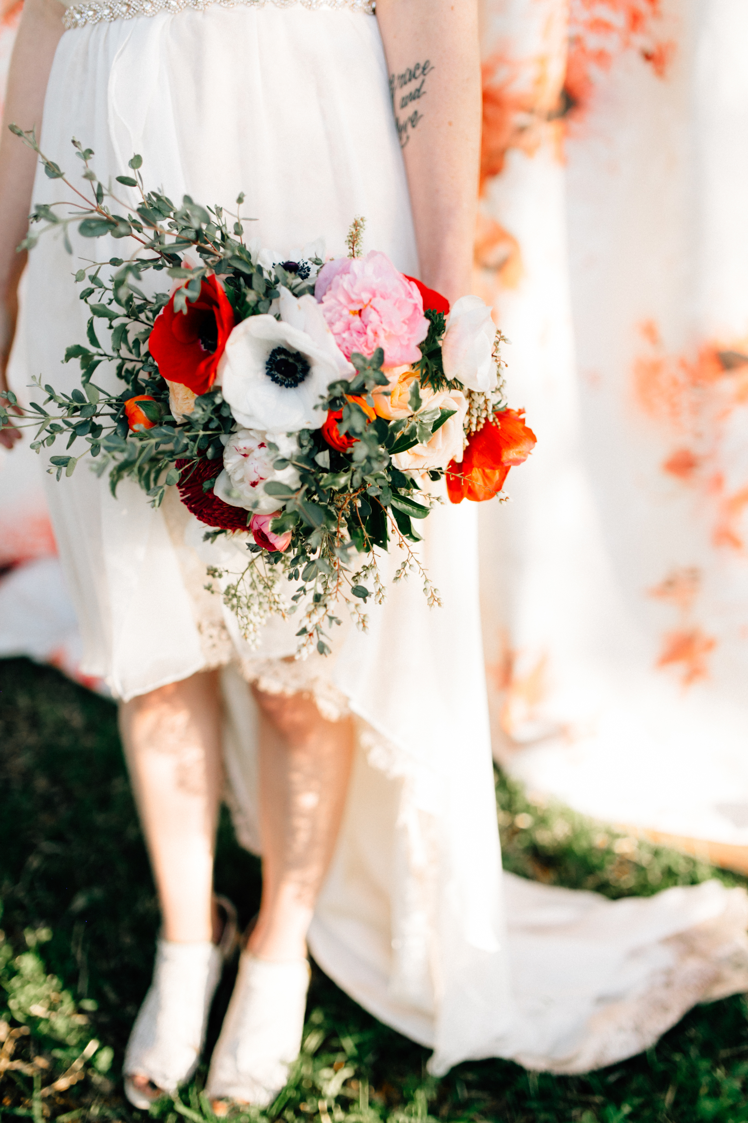 austin wedding floral backdrop rental