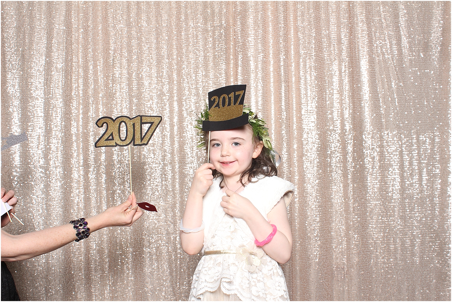 new years eve wedding photo booth