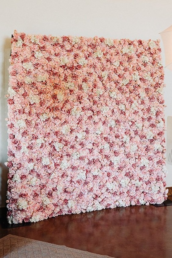 PINK FLOWER WALL