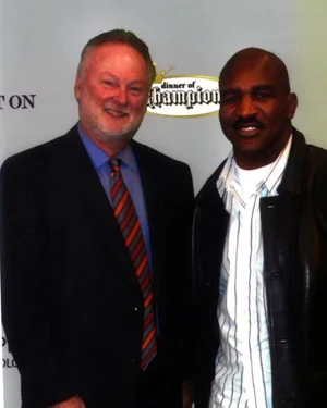 Ray and World Heavyweight Boxing Champion Evander Holyfield