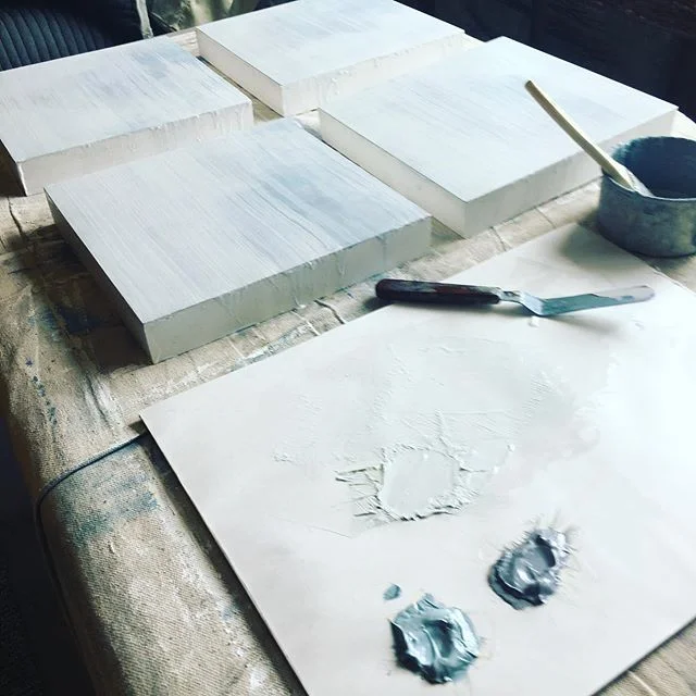 // ISLANDS // New work and a new subject to explore, islands. #islands #islandpainting #workinprogress #newartwork #newsubject #coastalart #oilonpanel #oilpainting #artforsoul #landscapeartist #artist #artistsoninstagram #meditationart #greys #pnwart #pnwartist #natureinspired #paintlayers #artdetails #oceancolors #artistworld #visualart #visualartist #contemporarypainting #modernpainting #contemporaryart #modernart #artstudiolife #inthestudiotoday #seattleartist