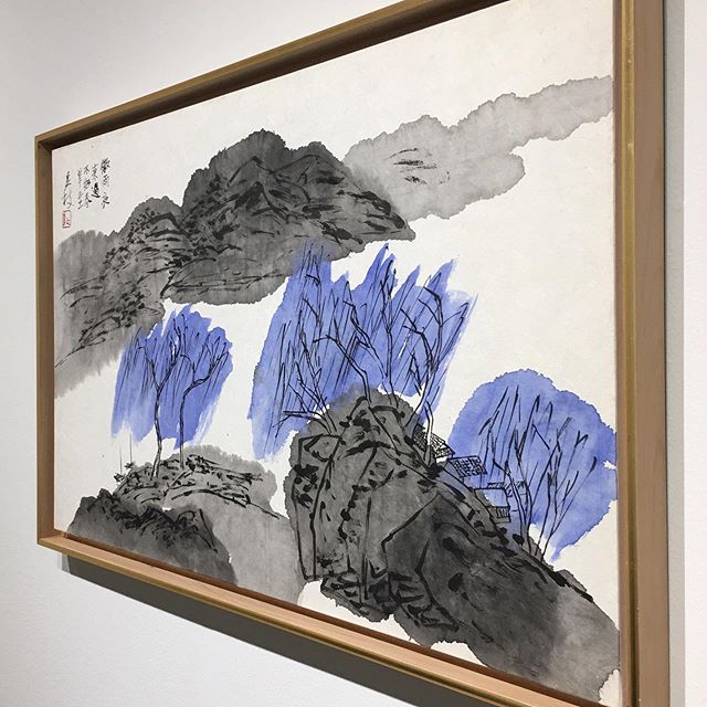 // SAF 2019 // Ink and Color on paper.  2019 Yangjee Tak, Korea #seattleartfair #saf2019 #artfair #exhibition #favoriteart #instagram #artcollectors #inkandcolor #worldart #modernart #originalart #todaysartreport #seattle #2019