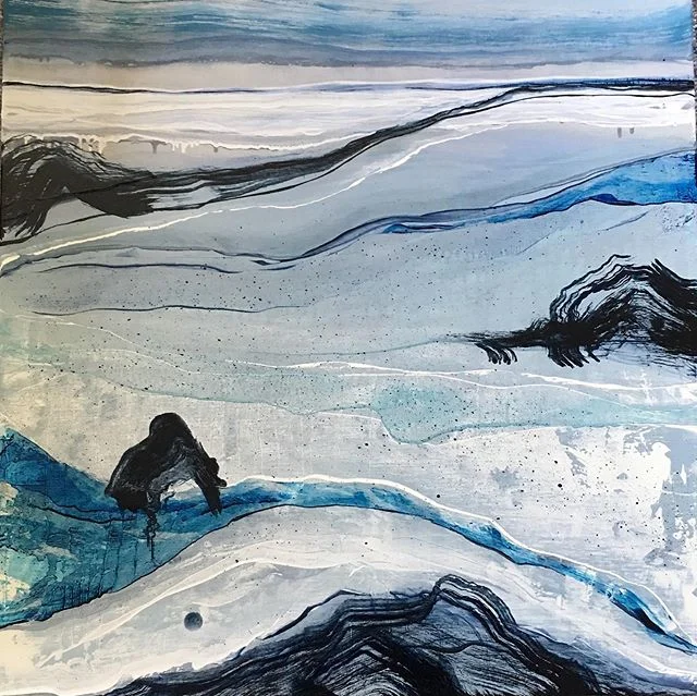 // ISLANDS // Perching on a few islands. Yes, it’s a metaphor for something I have yet to discover. #newartwork #wip #markmaking #islands #paintedisland #art #fineart #coastalart #oilpainting #artist #oilpaintersofinstagram #artistworld #abstractart #abstractpainting #creative #natureinspiredart #artforinteriors #artcollector #artcollective #oceancolors #artforthesoul #seattleartist #seattleart #pnwart #creative #luxeathome #visualartists #artistsworld