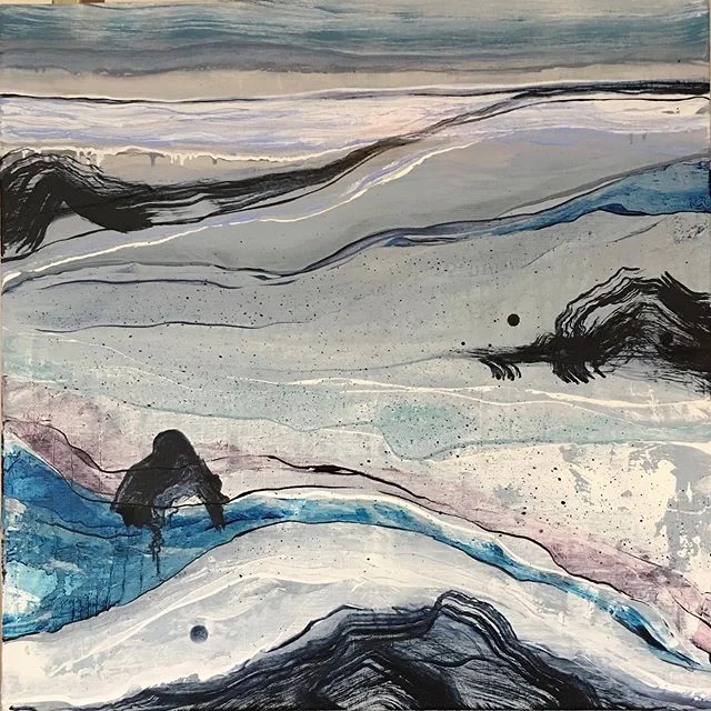 // ISLANDS // Subtle changes and completed. Details. #art #fineart #natureinspired #coastalart #coastalhomes #luxeathome #artforinteriors #artfordesigners #artforthesoul #artforummagazine #interiordesign #artandinteriors #artbuyer #artconsultant #artcollectorworld #artgallery #artist #artworld #resortart #spaart #oregoncoast #artcollective #artistsoninstagram #abstractart #abstractpainting #abstract #seattleart #pnwartist #modernart #leemohrart