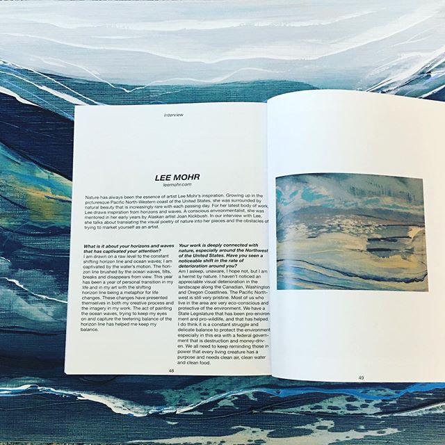 // CreativPaper // My work was recently featured in the latest issue @creativpaper Issue 16, vol. 1  #art #saatchi #fineart #worldart #artistworld #artcurators #artcollector #artcollective #artforinteriors #abstractartforinteriors #artforthesoul #sea