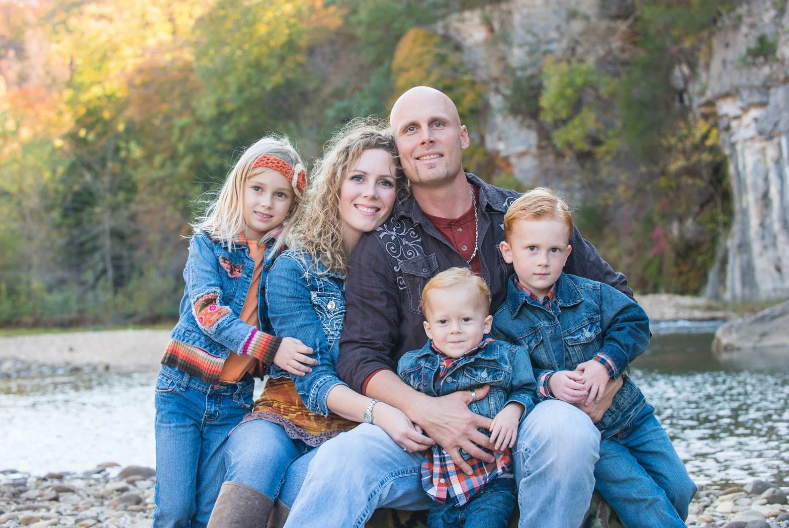 family of 5 near Buffalo River