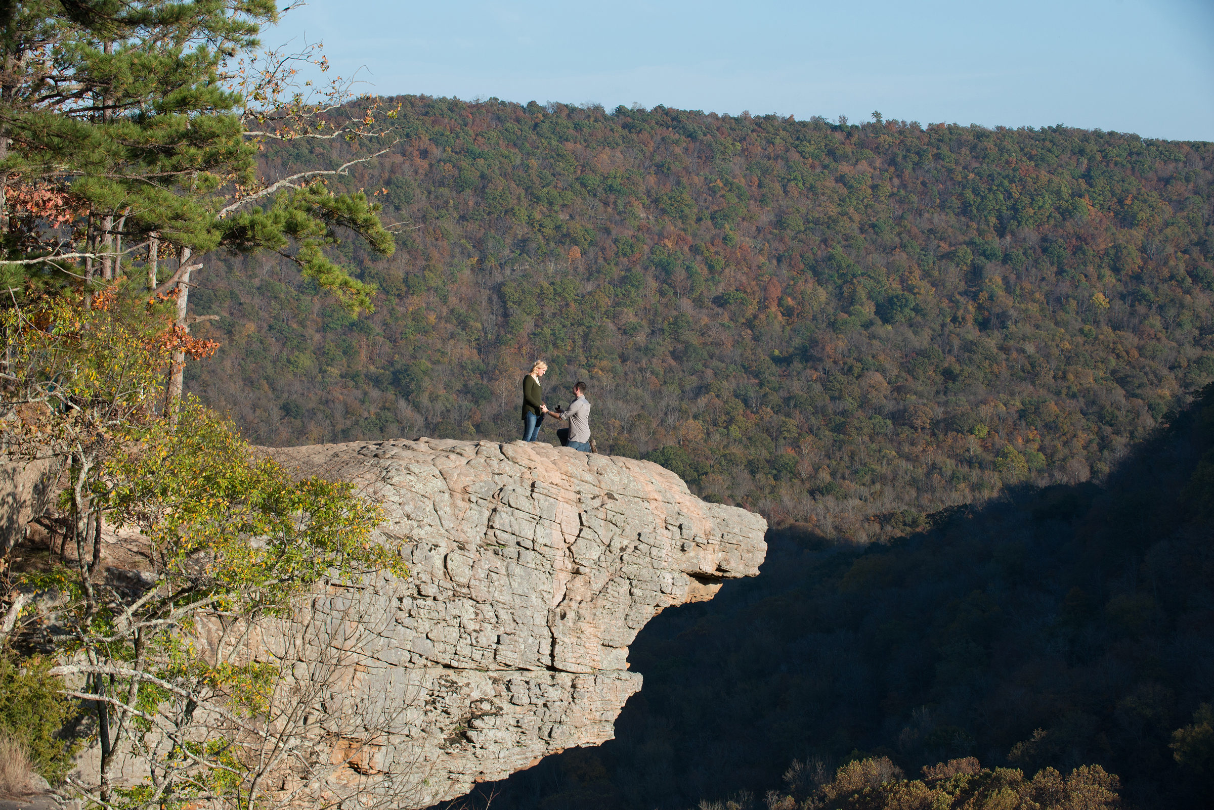 Marriage proposal at Whitaker Point