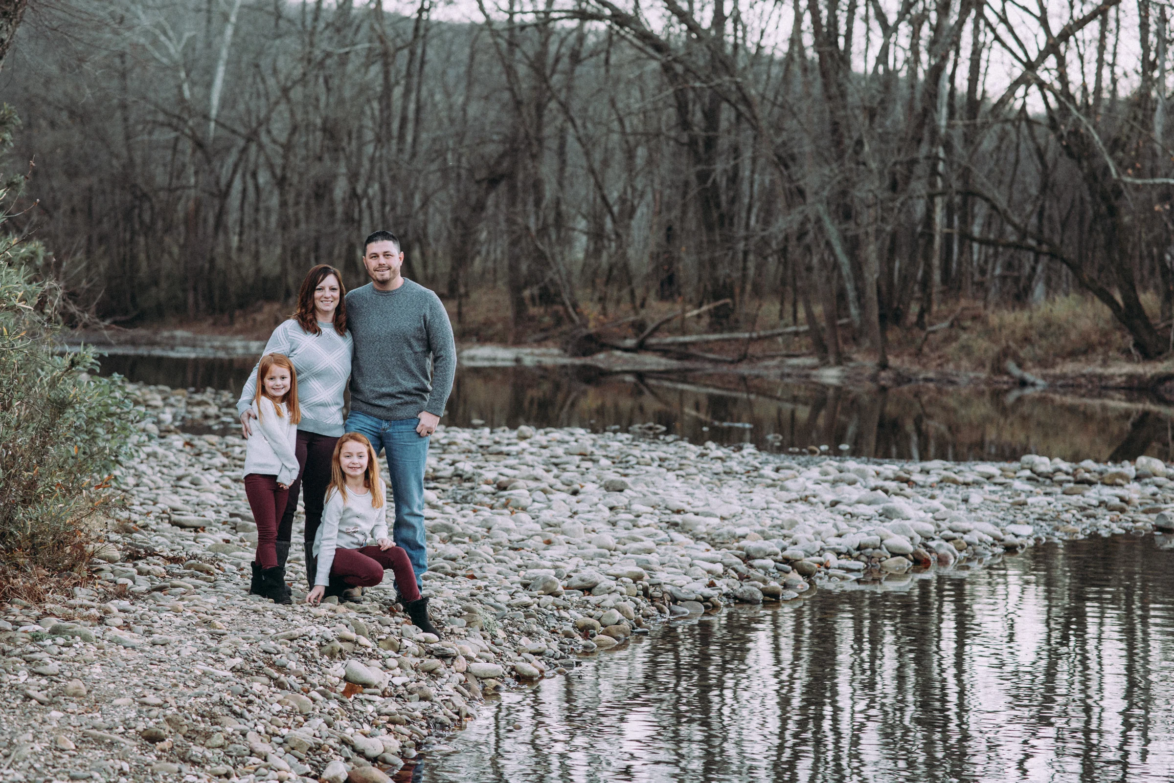 Family photo, fall on the Buffalo River