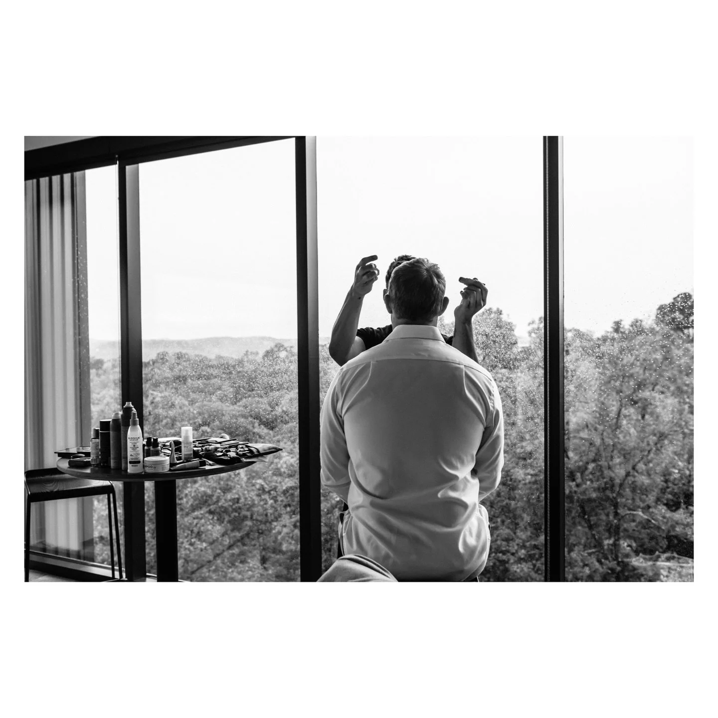 Matt and Trevor&rsquo;s wedding day promised to be a day like no other, and that, it truly was. Their cocktail hour and reception was the first to be held at the newly finished Opera of the Ozarks in Eureka Springs, Arkansas. Stormy weather rolled th