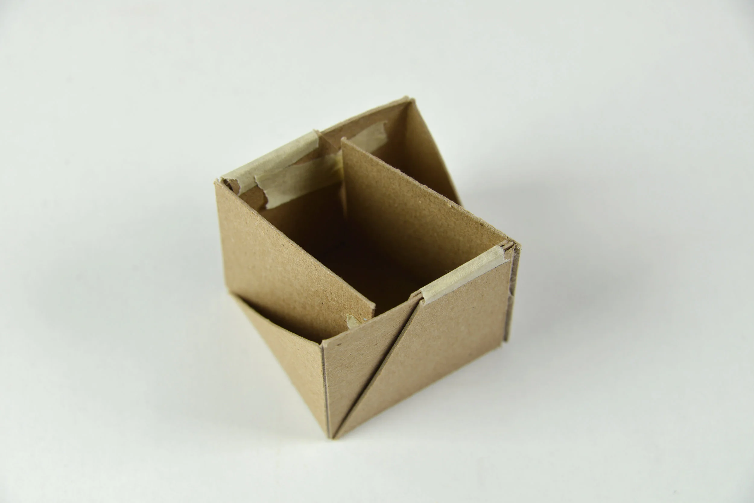 Cardboard Stool Small-Scale Prototype (2016)