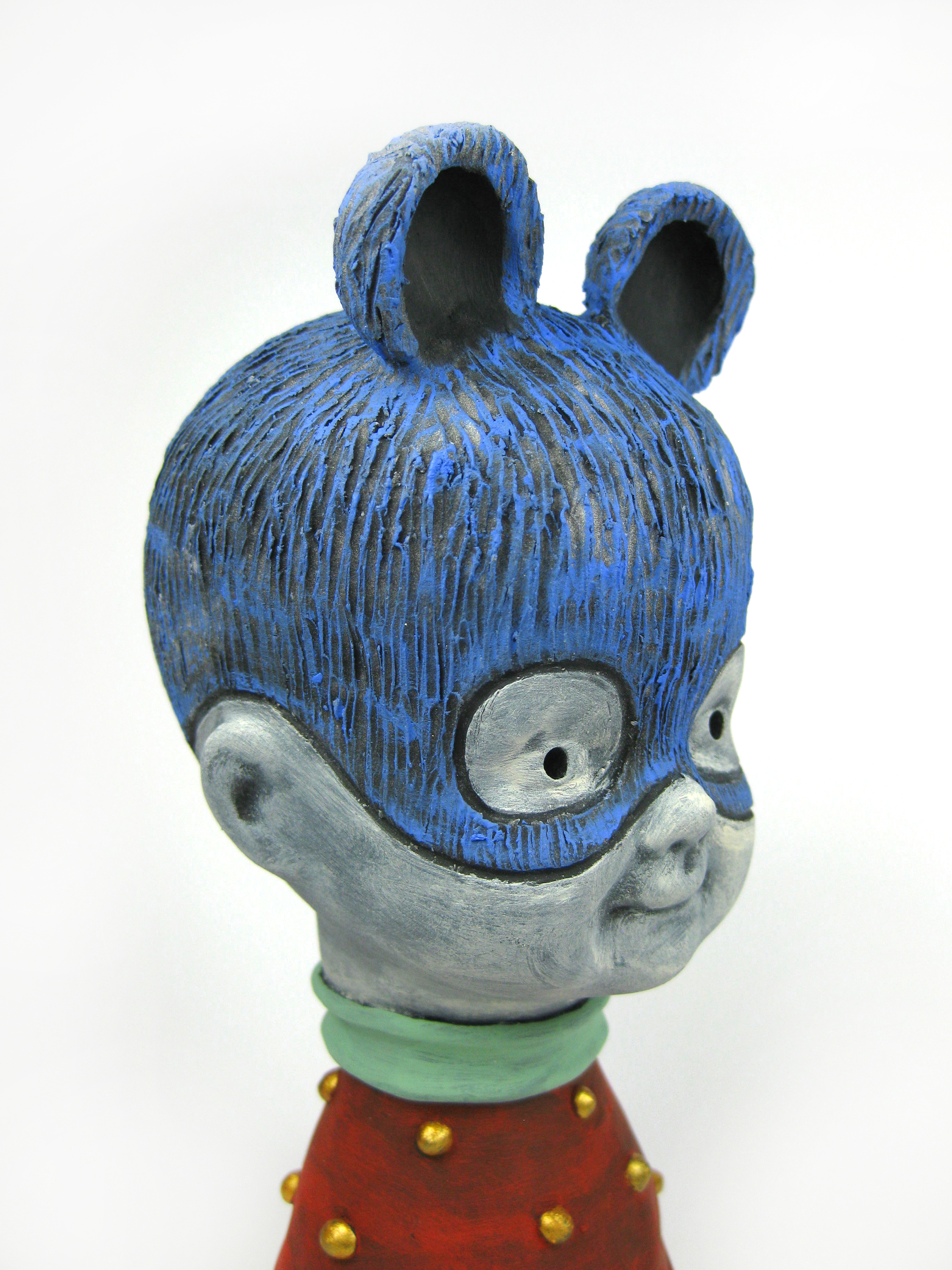 Blue Bear (Head Detail)