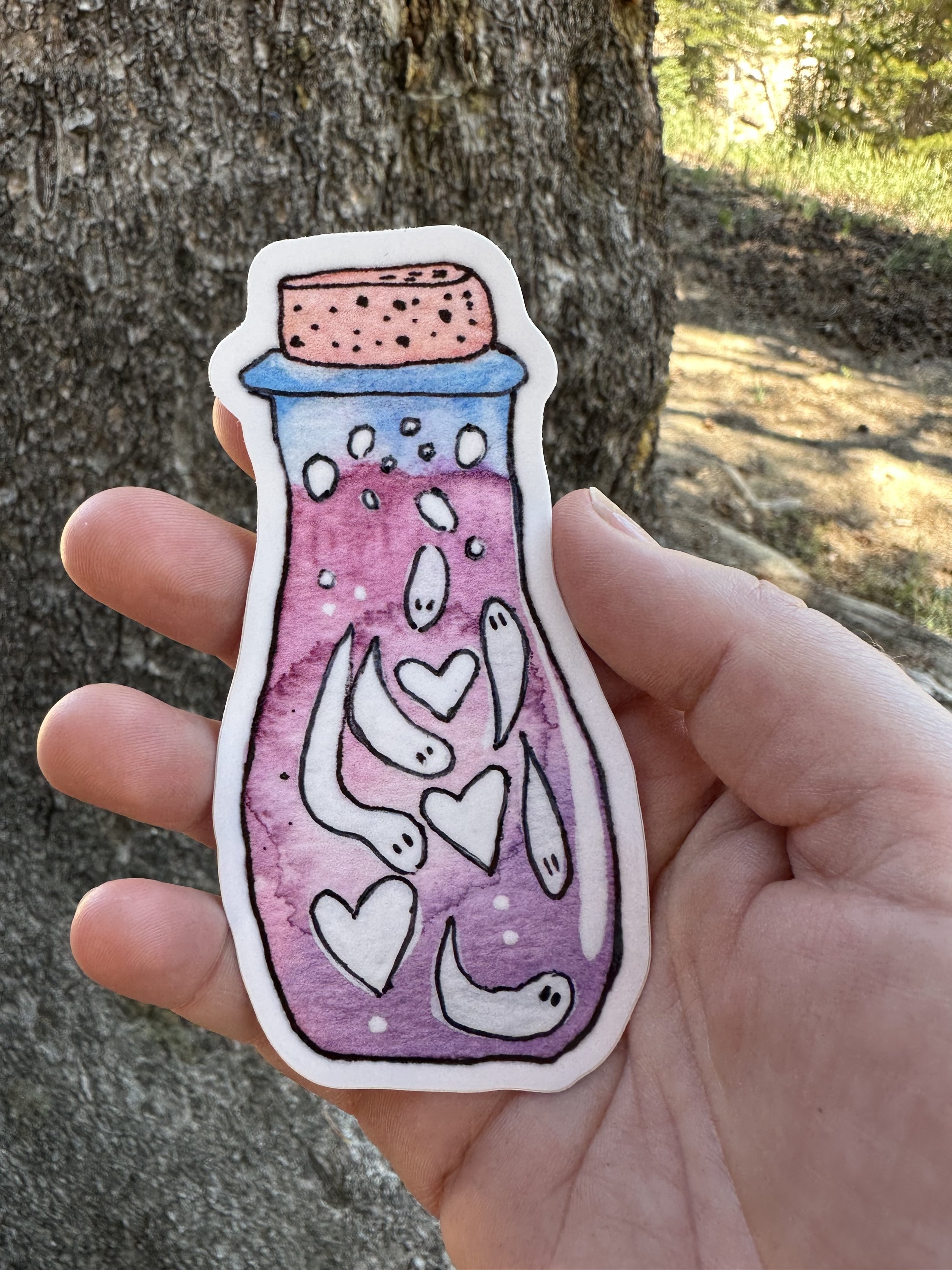 Spirit Bottle Sticker
