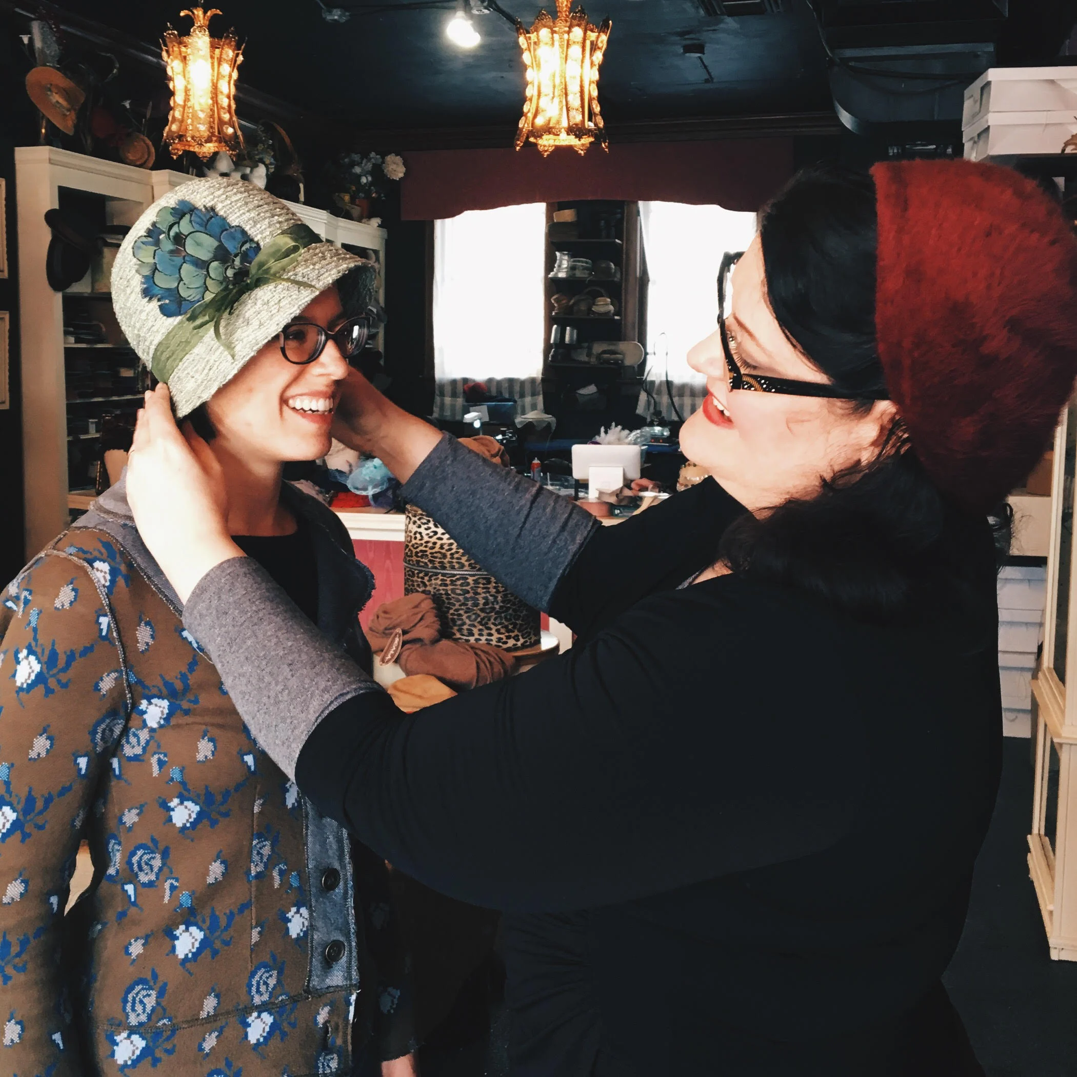 Kate McLaughlin fits Clare into a classic cloche