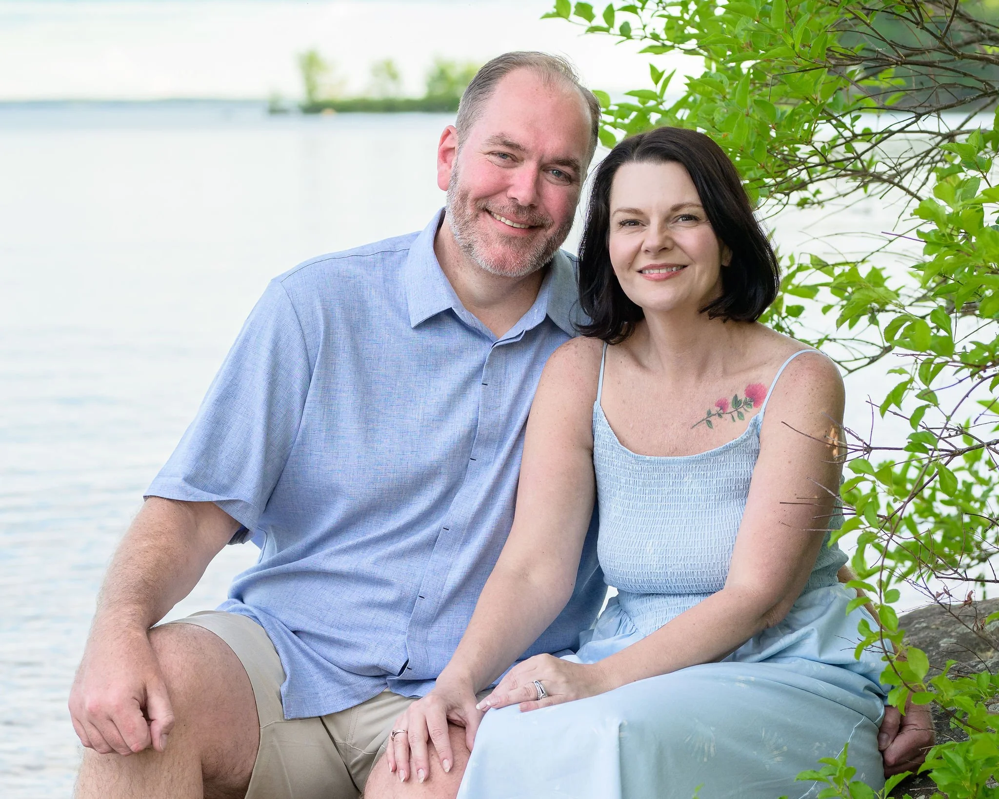 Family Portrait Shoot Point Sebago Casco Maine