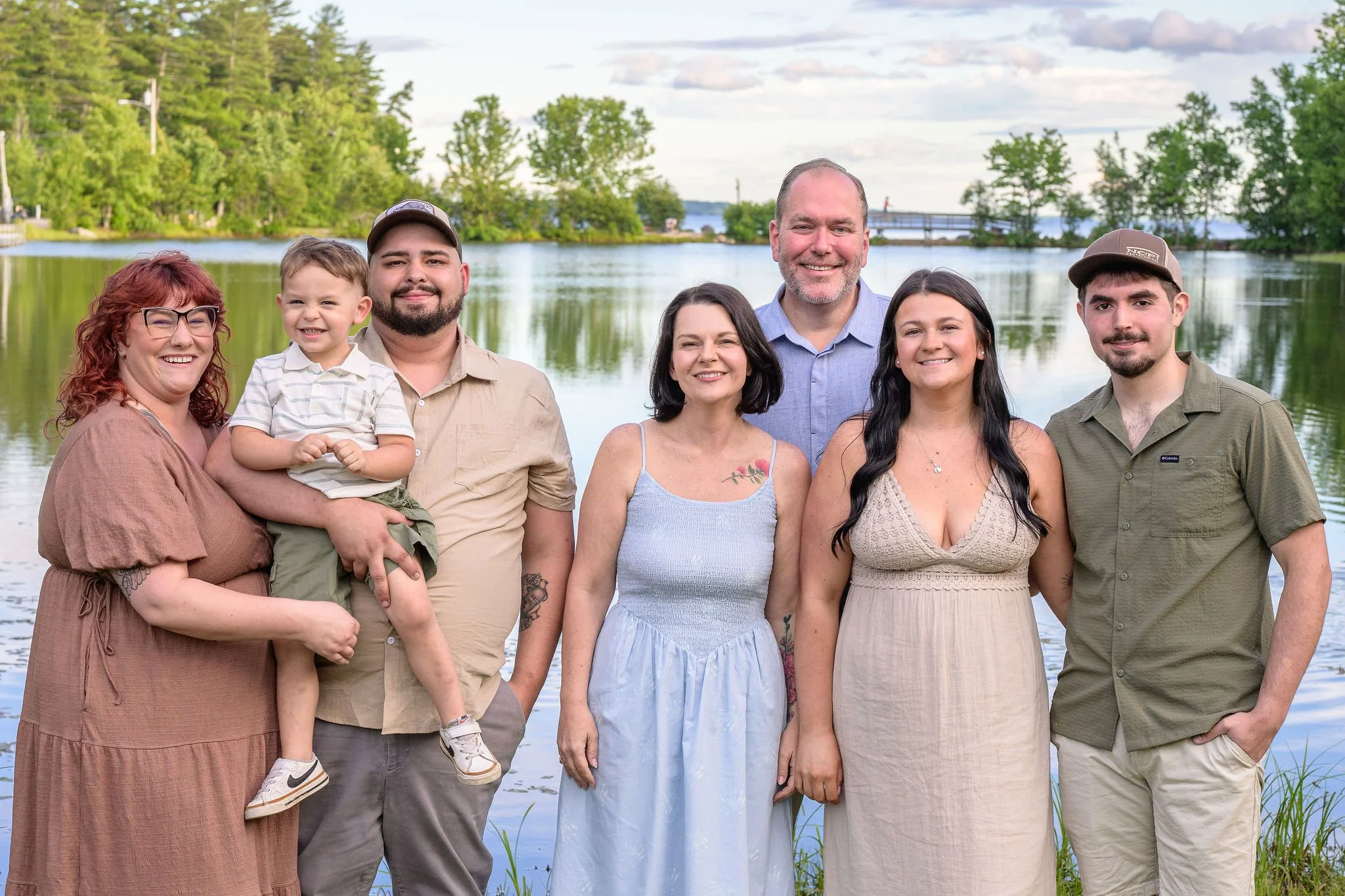 Family Portrait Shoot Point Sebago Casco Maine