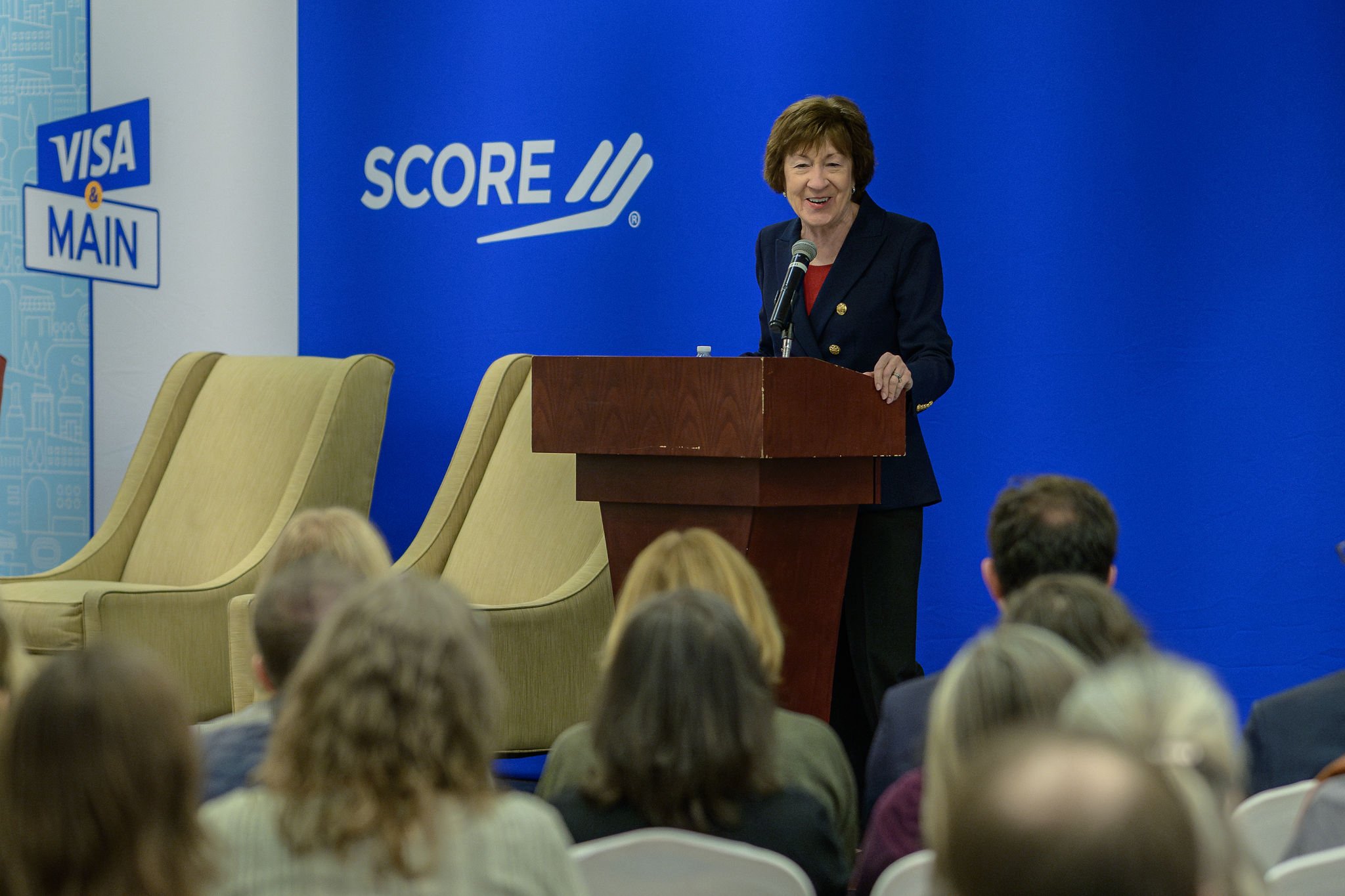 Senator Susan Collins at SCORE Maine &amp; Visa Event | Bangor