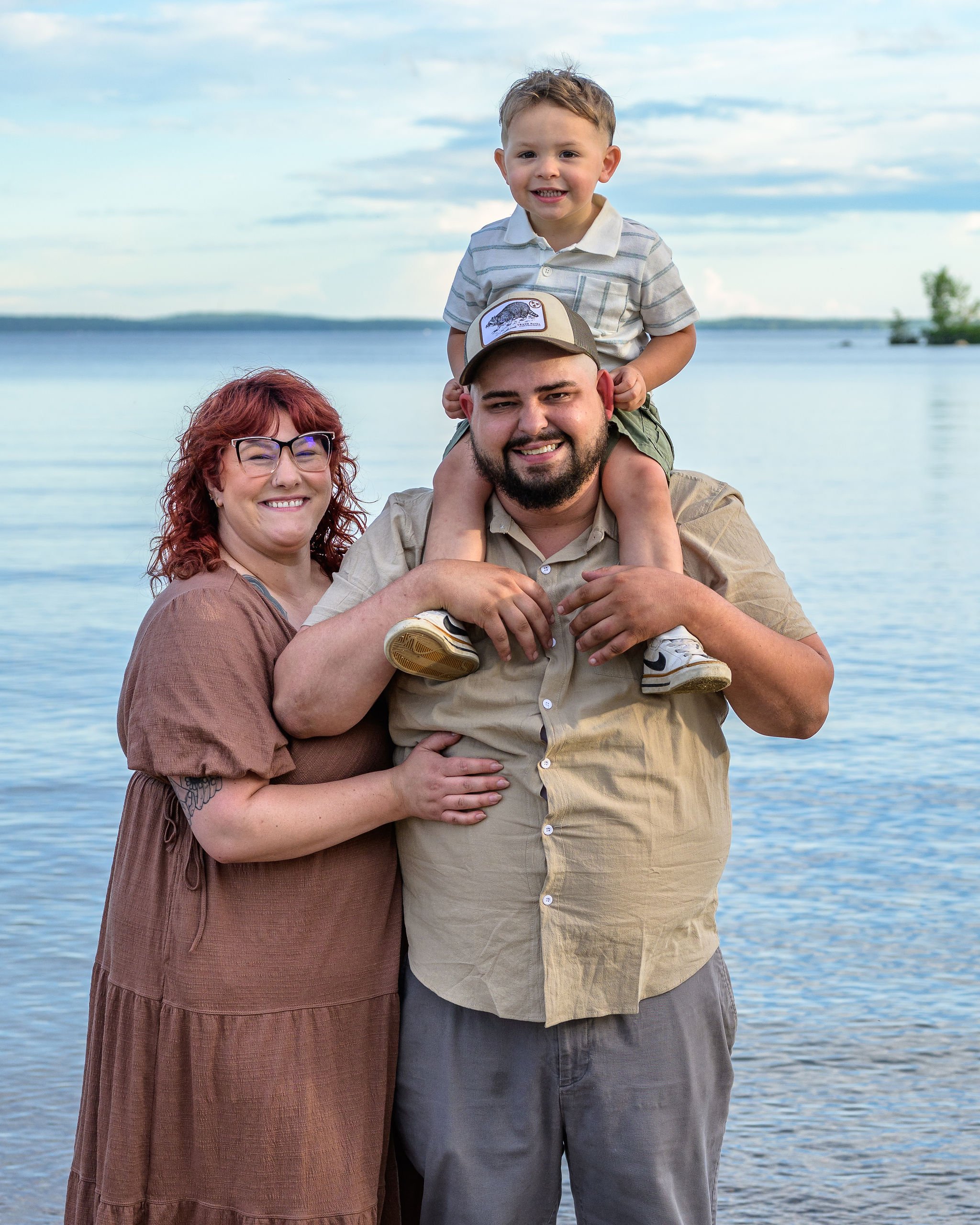 Family Portrait Shoot Point Sebago Casco Maine