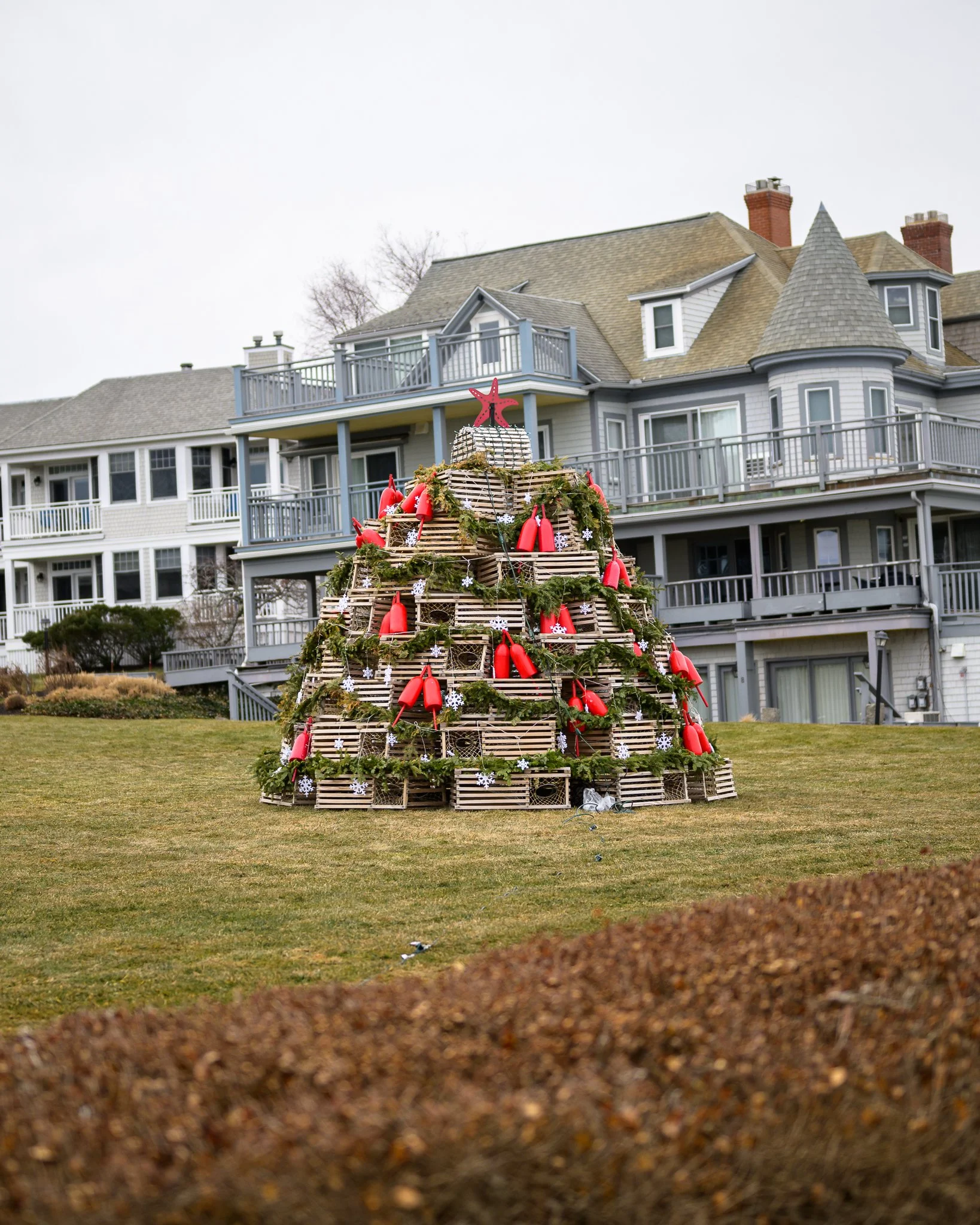 Lobster Trap Christmas Tree