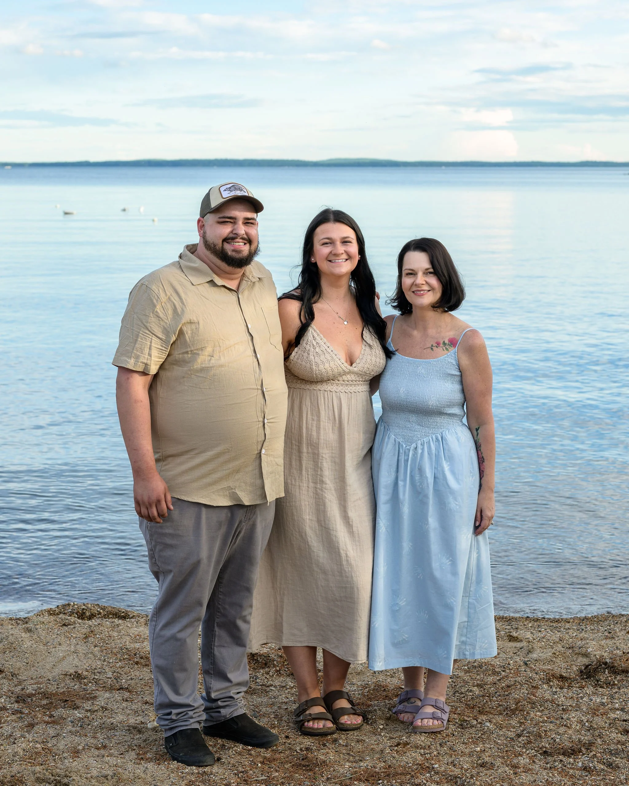 Family Portrait Shoot Point Sebago Casco Maine