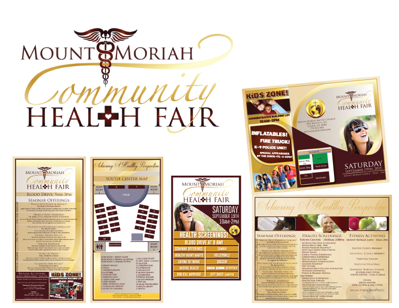 Mount Moriah Community Health Fair | Marketing Materials