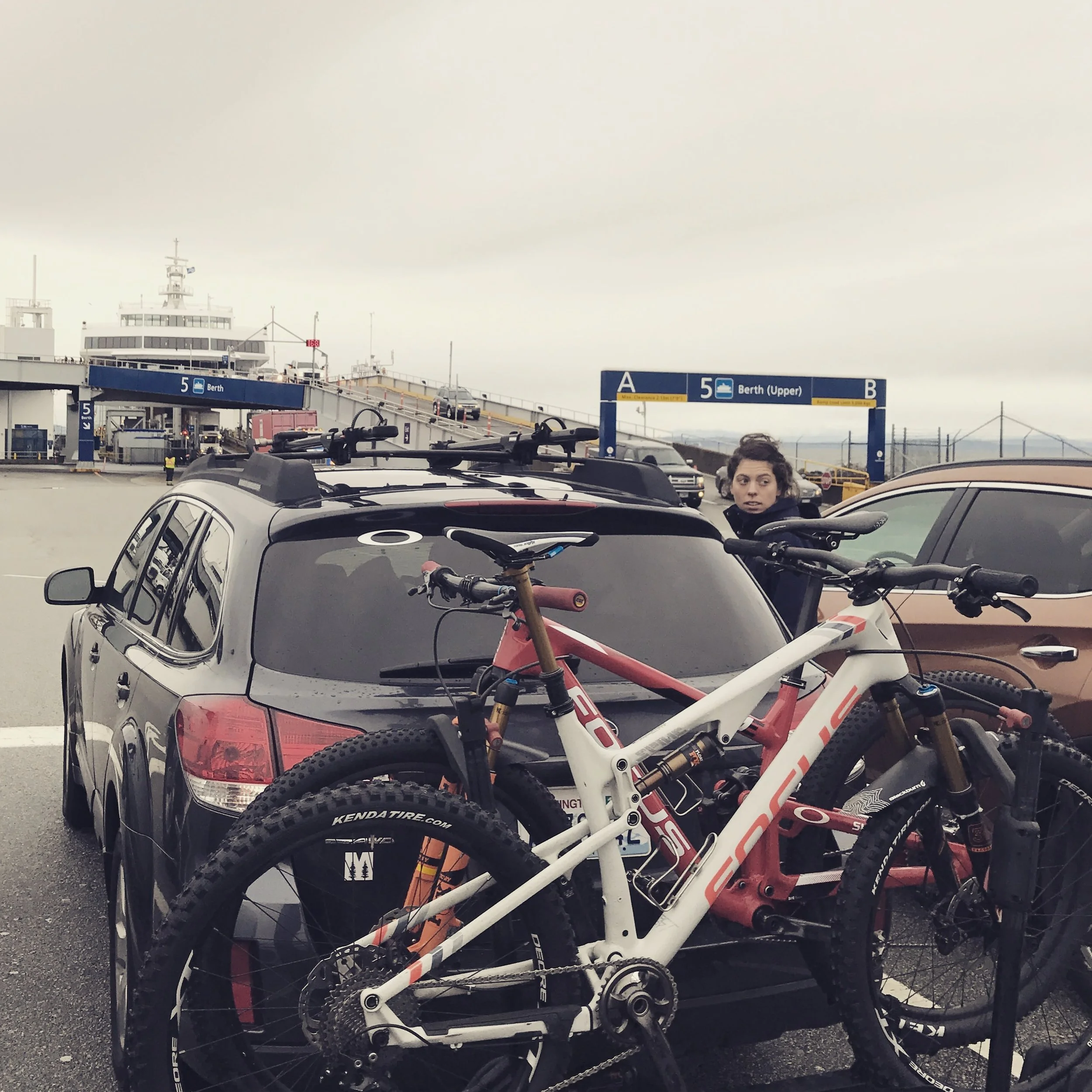 Two Bikes, because well, two races! Love the BC Ferry system too.
