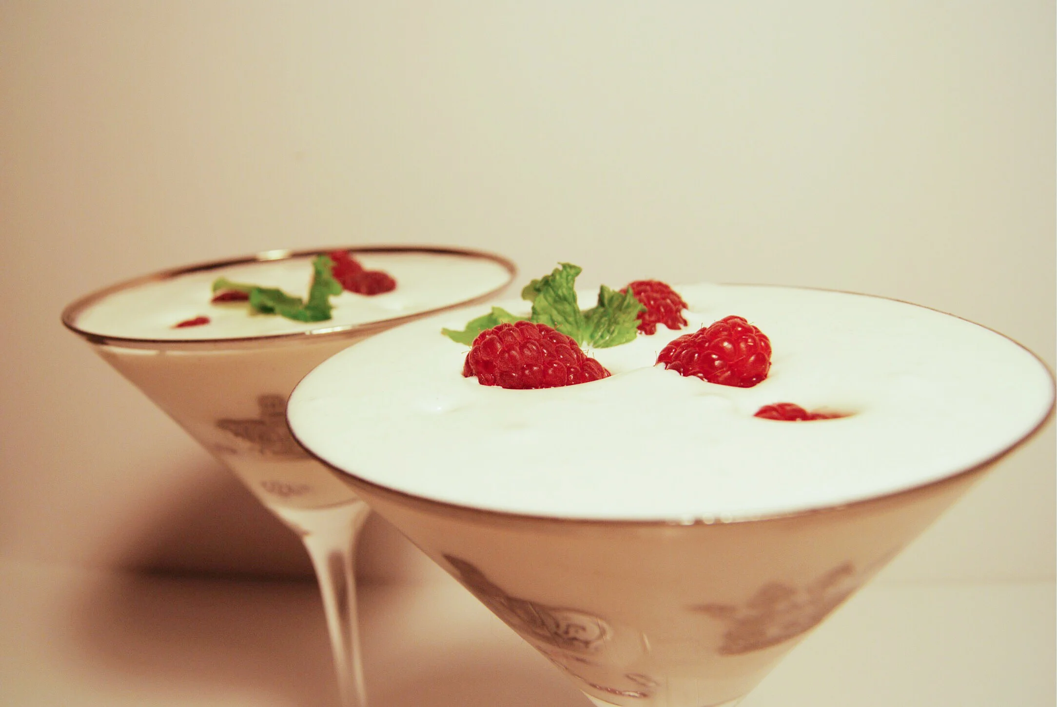 Raspberries Romanoff