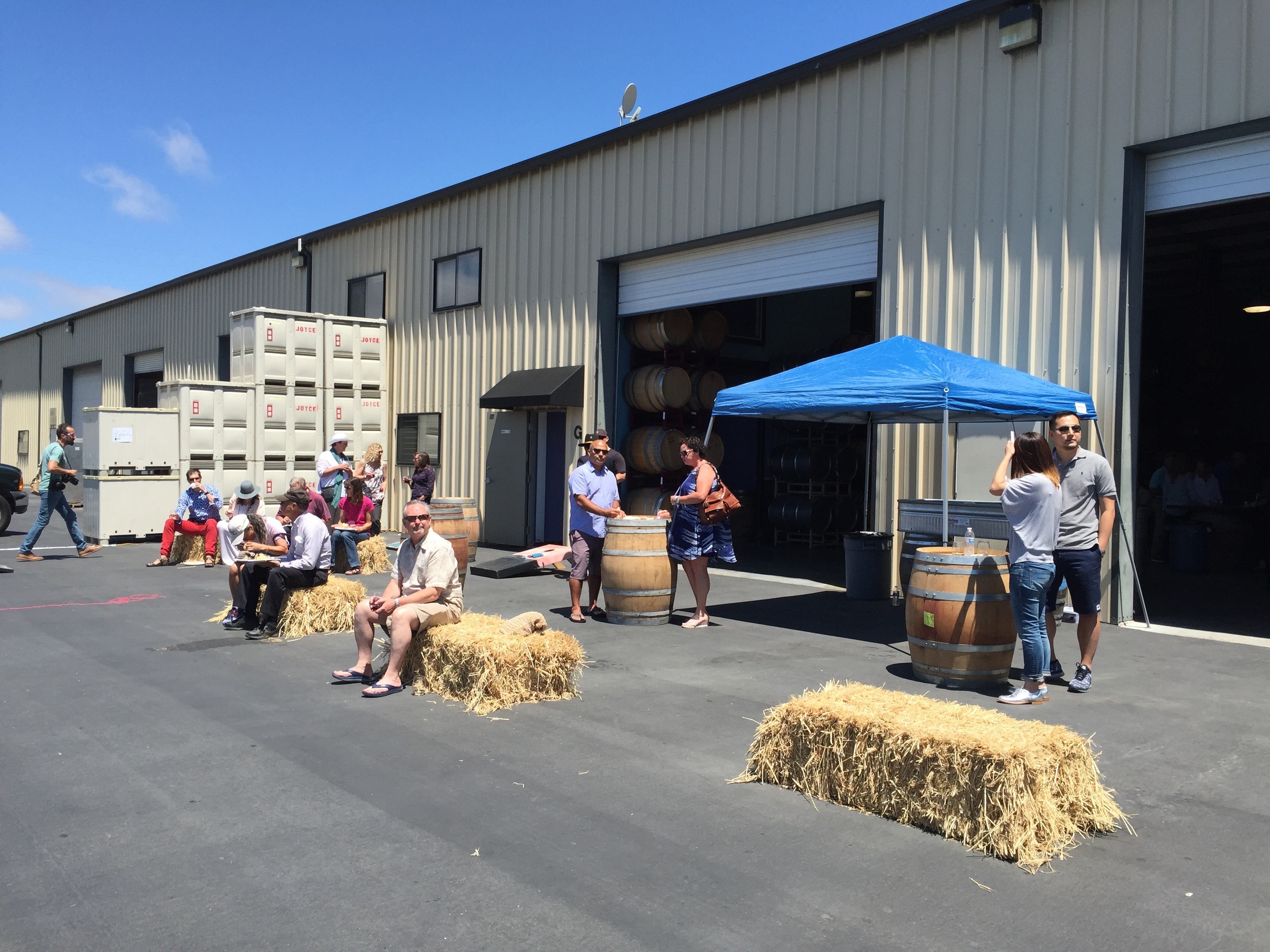 The entrance to the winery