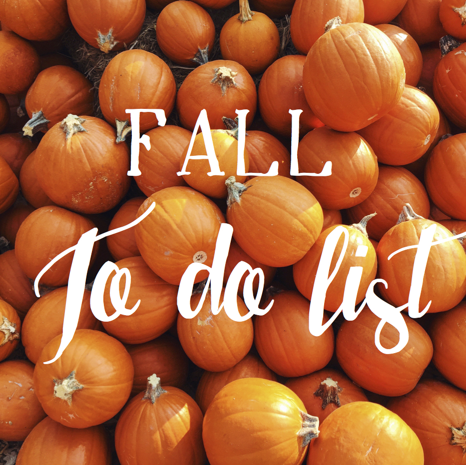 Fall To Do List + Free Printable