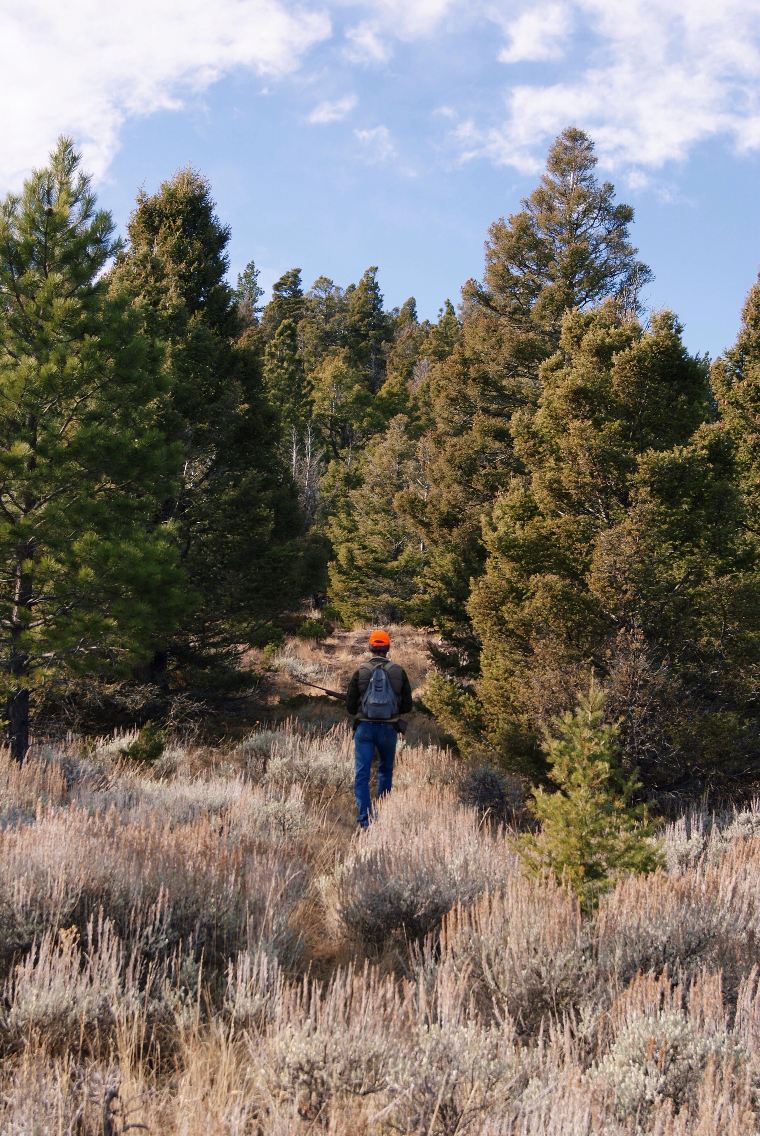 Dad hiking & hunting 