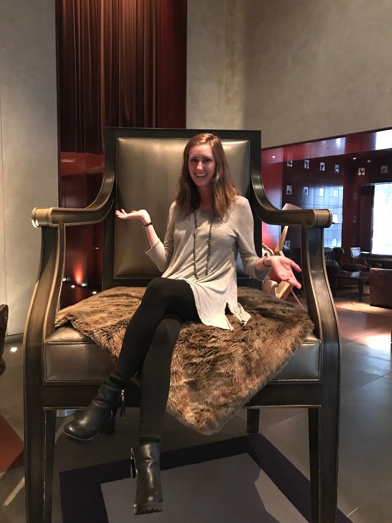 Plenty of cool chairs to pose in!